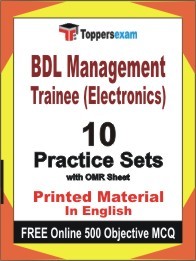 BDL Management Trainee (Electronics) Exam Practice Set Book in English