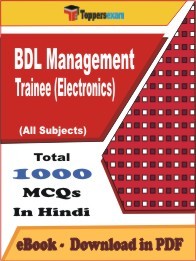 BDL Management Trainee (Electronics) PDF Book In Hindi