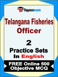 Telangana Fisheries Officer Test Book in English - Question Paper / Practice Set