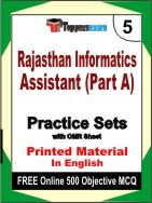 Rajasthan Informatics Assistant Part A Exam Practice Set Book in English