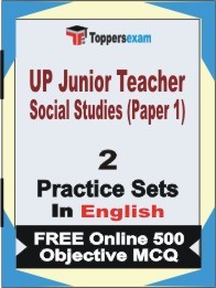 UP Junior Teacher Social Studies Paper 1 Exam Practice Set Book in English