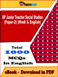 UP Junior Teacher Social Studies (Paper-2) (Hindi & English) PDF Book in English - MCQ / Objective Questions