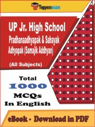 UP Jr. High School Pradhanaadhyapak & Sahayak Adhyapak (Samajik Addhyan) PDF Book In English