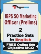 IBPS SO Marketing Officer Prelims Exam Practice Set Book in English