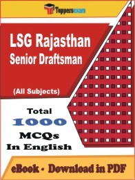 LSG Rajasthan Senior Draftsman PDF Book In English