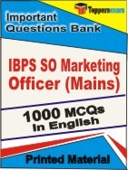 IBPS SO Marketing Officer Mains Exam Objective MCQ Book in English