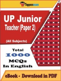 UP Junior Teacher Paper 2 PDF Book In English