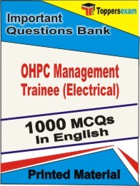 OHPC Management Trainee (Electrical) Exam Objective MCQ Book in English