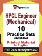 HPCL Engineer (Mechanical) Exam Book in English - Practice Set