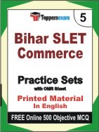 Bihar SLET Commerce Exam Practice Set Book in English