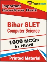 Bihar SLET Computer Science Exam 1000 Objective MCQ / Question Bank in Hindi Book / Printed Material.