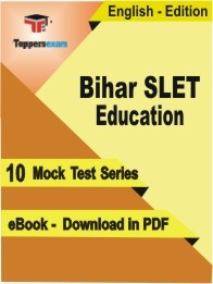 Bihar SLET Education PDF Book In English