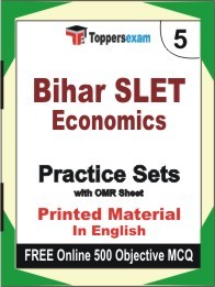Bihar SLET Economics Exam Practice Set Book in English