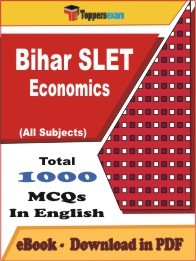 Bihar SLET Economics PDF Book In English