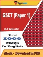 GSET Paper 1 PDF Book In English