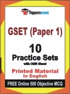 GSET Paper 1 Exam Practice Set Book in English