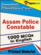 Assam Police Constable Exam Objective MCQ Book in English