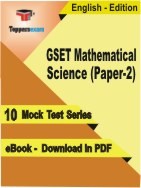 GSET Mathematical Science (Paper-2) PDF Book In English