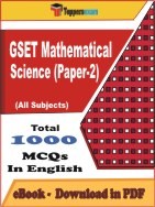 GSET Mathematical Science (Paper-2) PDF Book In English