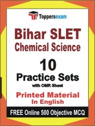 Bihar SLET Chemical Science Exam Practice Set Book in English