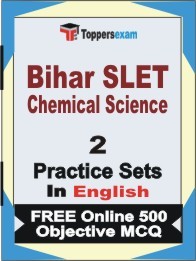 Bihar SLET Chemical Science Exam Practice Set Book in English