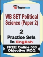 WB SET Political Science Paper 2 Exam Practice Set Book in English