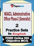 NIACL Adminstrative Officer Phase-2 (Generalist) Exam Practice Set Book in English