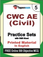 CWC AE (Civil) Exam Practice Set Book in English