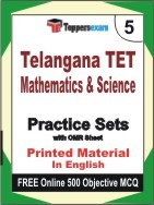 Telangana TET Mathematics & Science Exam Practice Set Book in English