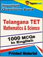 Telangana TET Mathematics & Science Exam Objective MCQ Book in English