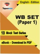 WB SET Paper 1 PDF Book In English
