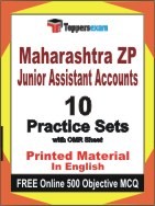 Maharashtra ZP Junior Assistant Accounts Exam Practice Set Book in English