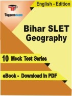 Bihar SLET Geography PDF Book In English