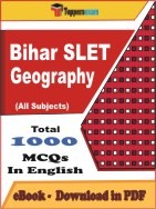 Bihar SLET Geography PDF Book In English