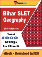 Bihar SLET Geography PDF Book In Hindi