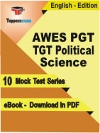 AWES PGT TGT Political Science PDF Book In English