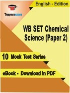 WB SET Chemical Science Paper 2 PDF Book In English