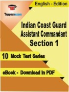 Indian Coast Guard Assistant Commandant Section 1 PDF Book In English