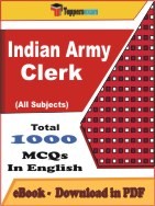 Indian Army Clerk PDF Book In English