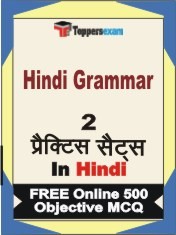 Hindi Grammar Exam Practice Set Book in Hindi
