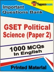 GSET Political Science Paper 2 Exam Objective MCQ Book in English