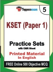 KSET Paper 1 Exam Practice Set Book in English