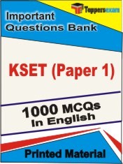 KSET Paper 1 Exam Objective MCQ Book in English