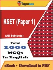 KSET Paper 1 PDF Book In English