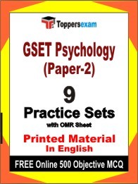 GSET Psychology (Paper-2) Exam Practice Set Book in English