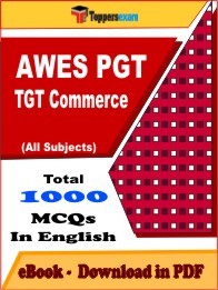 AWES PGT TGT Commerce PDF Book In English