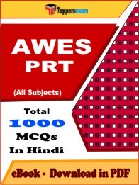 AWES PRT PDF Book In Hindi