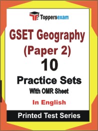 GSET Geography (Paper 2) Book in English - Practice Set