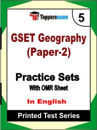 GSET Geography (Paper 2) Book in English - Mock Test / Practice Set