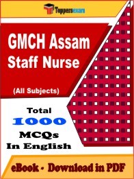 GMCH Assam Staff Nurse PDF Book In English